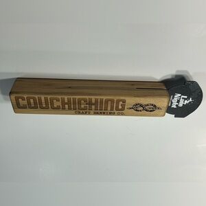 Couchiching Craft Brewing Co. Wood Beer Tap Handle
